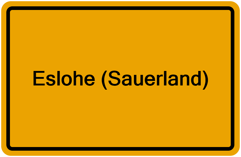 Handelsregister Eslohe (Sauerland)